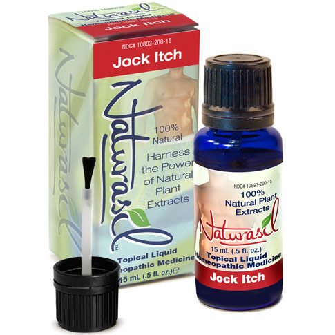 Naturasil Topical Liquid Homeopathic Remedy for Jock Itch, 15 ml, Naturasil