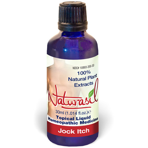 Naturasil Topical Liquid Homeopathic Remedy for Jock Itch, 30 ml, Naturasil