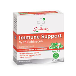 Similasan Junior Strength Immune Support with Echinacea, For Kids, 40 Quick Dissolve Tablets, Similasan
