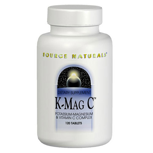 Source Naturals K-Mag C, Potassium, Magnesium and Vitamin C Complex 60 tabs from Source Naturals