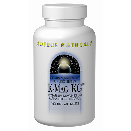 Source Naturals K-Mag KG Potassium/Magnesium Ketoglutarate 30 tabs from Source Naturals