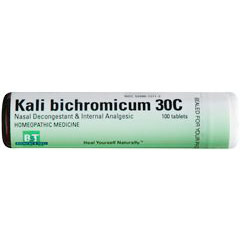 Boericke & Tafel Kali Bichromicum 30C, 100 Tablets, Boericke & Tafel Homeopathic