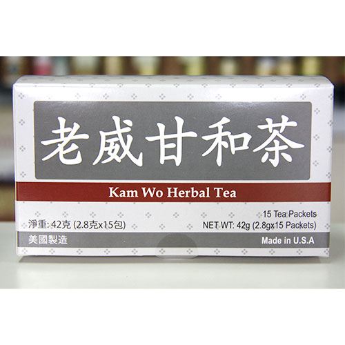 unknown Kam Wo Herbal Tea, 15 Tea Packets, Naturally TCM