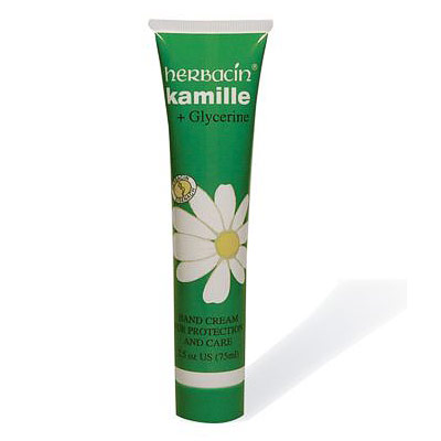 Herbacin Kamille Glycerine Hand Cream, 2.5 oz, Herbacin