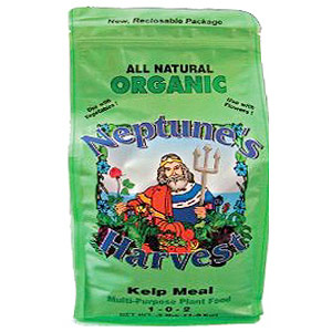 Neptune's Harvest Organic Kelp Meal Multi-Purpose Plant Food 1-0-2, 4 lb, Neptune's Harvest