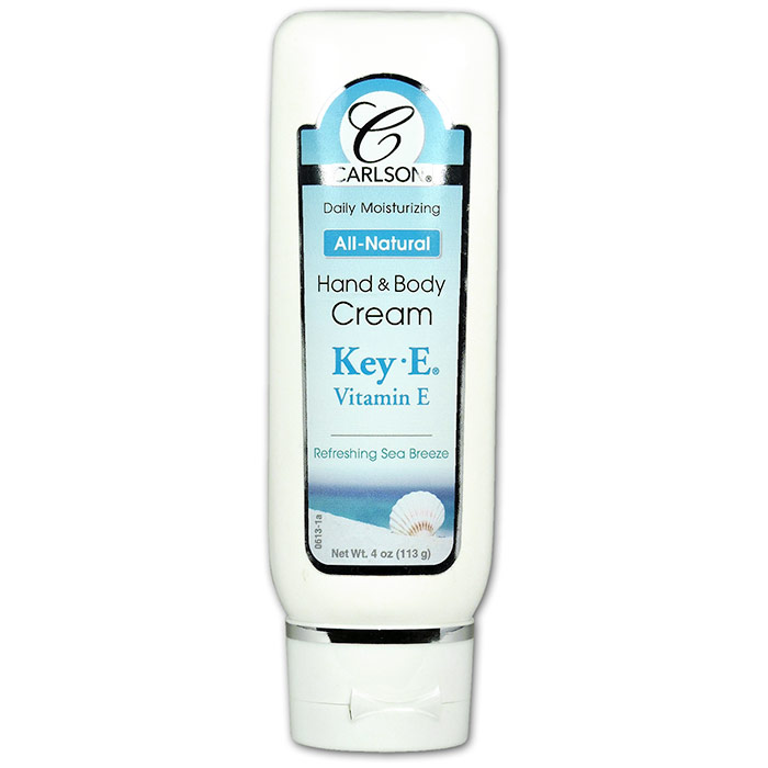 Carlson Labs Key-E Cream - Sea Breeze, Vitamin E Skin Care, 4 oz, Carlson Labs