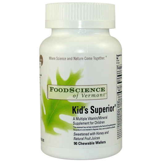 FoodScience Of Vermont Kid's Superior Chewable, 90 Tablets, FoodScience Of Vermont