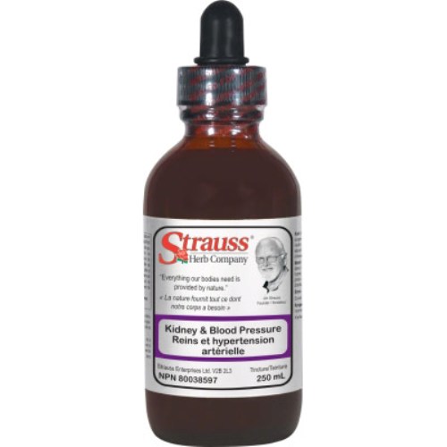 Strauss Herb Company Kidney & Blood Pressure Drops, Herbal Liquid, 8.5 oz, Strauss Herb Company