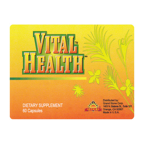 Grand Stone Corporation Vital Health, Herbal Blend, 60 Capsules, Grand Stone Corporation