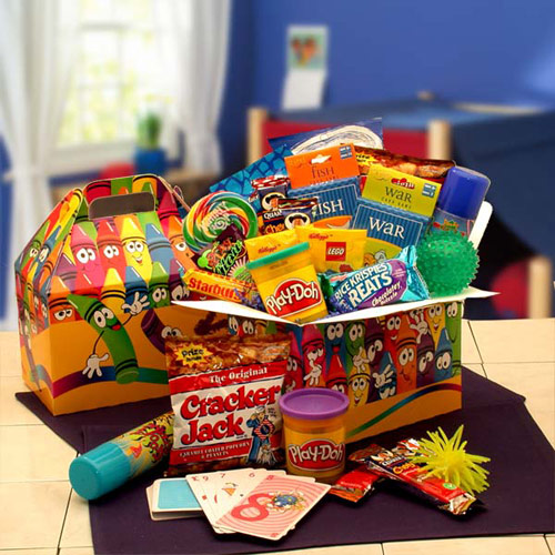 Elegant Gift Baskets Online Kids Just Wanna Have Fun Care Package, Elegant Gift Baskets Online