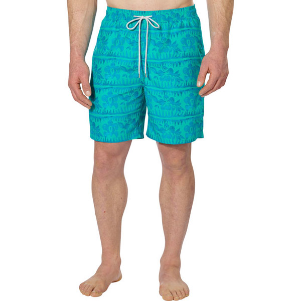 Kirkland Signature Kirkland Signature Men's Swim Short - Teal Floral