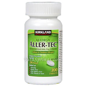 Kirkland Signature Kirkland Signature Aller-Tec Cetirizine HCL/ Antihistamine, Compare to Zyrtec, 365 Tablets