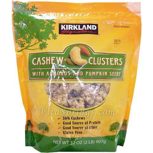 Kirkland Signature Kirkland Signature Cashew Clusters with Almonds & Pumpkin Seeds, 2 lb (907 g)