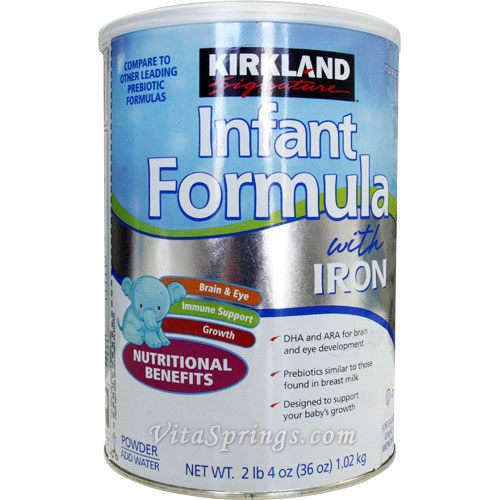 Kirkland Signature Kirkland Signature Infant Formula with Iron, Powder Add Water, 36 oz (1.02 kg)