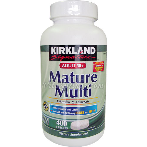 Kirkland Signature Kirkland Signature Adults 50+ Mature Multi Vitamins & Minerals 400 Tablets