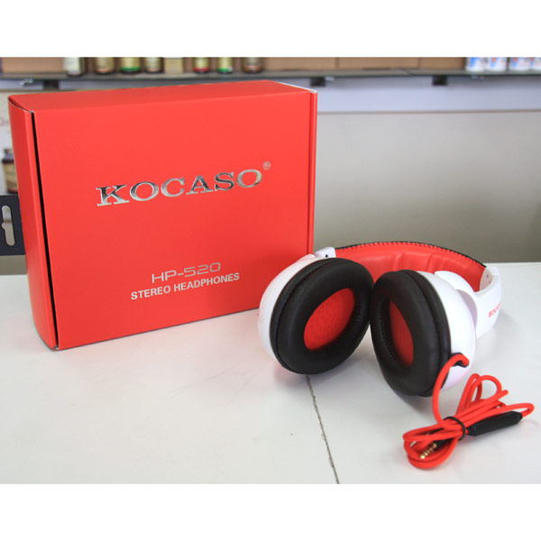 Kocaso Kocaso HP-520 Dynamic Stereo Headphones, White
