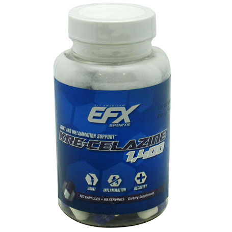 All American EFX Kre-Celazine 1400, Joint Health, 120 Capsules, All American EFX
