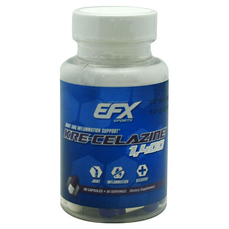 All American EFX Kre-Celazine 1400, Kre-Alkalyn + Esterified Fatty Acids, 60 Capsules, All American EFX