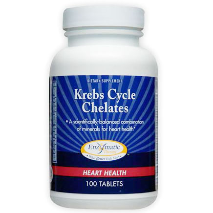 Enzymatic Therapy Krebs Cycle Chelates, 100 Tablets, Enzymatic Therapy