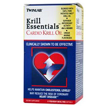 Twinlab Krill Essentials, Cardio Krill Oil, 60 Softgels, Twinlab