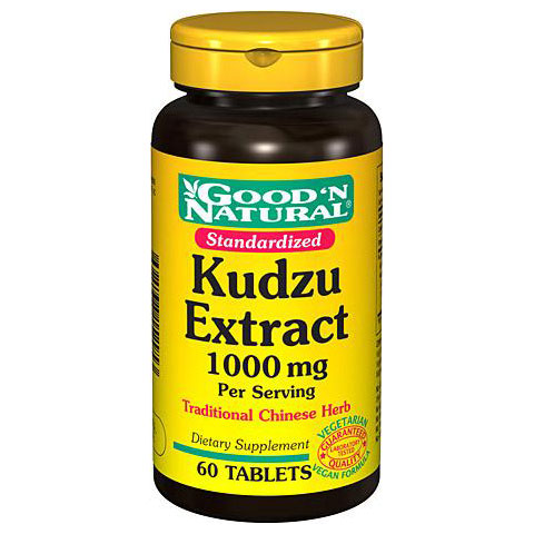 Good 'N Natural Kudzu 1000 mg Standardized, 60 Tablets, Good 'N Natural