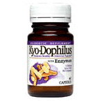 Kyolic / Wakunaga Kyo-Dophilus Acidophilus with Enzymes, 60 caps, Wakunaga Kyolic