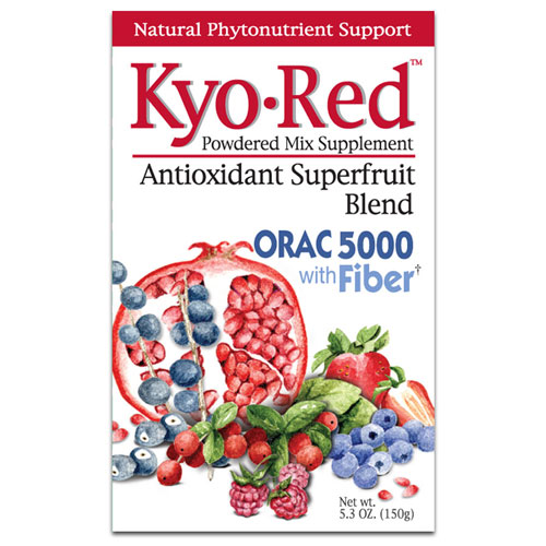 Kyolic / Wakunaga Kyo-Red Drink Mix Powder, Antioxidant Superfruit Blend, 5.3 oz, Wakunaga Kyolic
