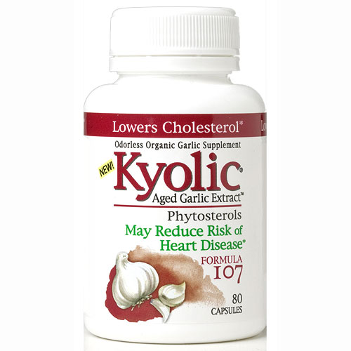 Kyolic / Wakunaga Kyolic Aged Garlic Extract Formula 107, with Phytosterols, 240 Capsules, Wakunaga Kyolic