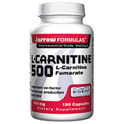 Jarrow Formulas L-Carnitine 500 ( Fumarate ) 180 caps, Jarrow Formulas