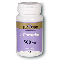 Thompson Nutritional L-Carnitine 500mg 30 caps, Thompson Nutritional Products