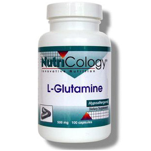 NutriCology/Allergy Research Group L-Glutamine 500mg 100 caps from NutriCology