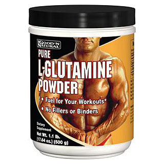 Good 'N Natural L-Glutamine Powder (4500 mg per teaspoon), 16 oz, Good 'N Natural