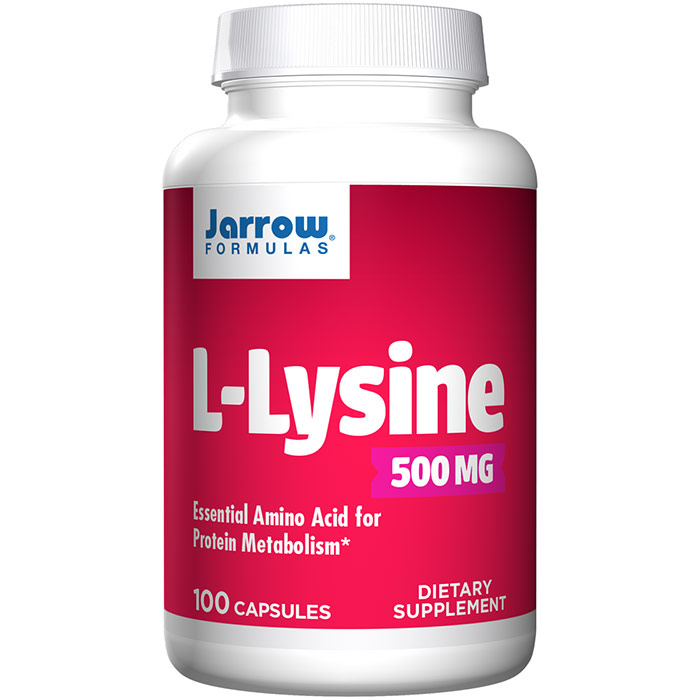 Jarrow Formulas L-Lysine 500 mg 100 capsules, Jarrow Formulas