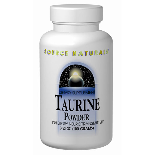 Source Naturals L-Taurine Powder 100gm 3.53 oz from Source Naturals