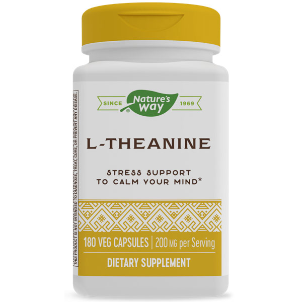 Enzymatic Therapy L-Theanine, 180 Veg Capsules, Enzymatic Therapy