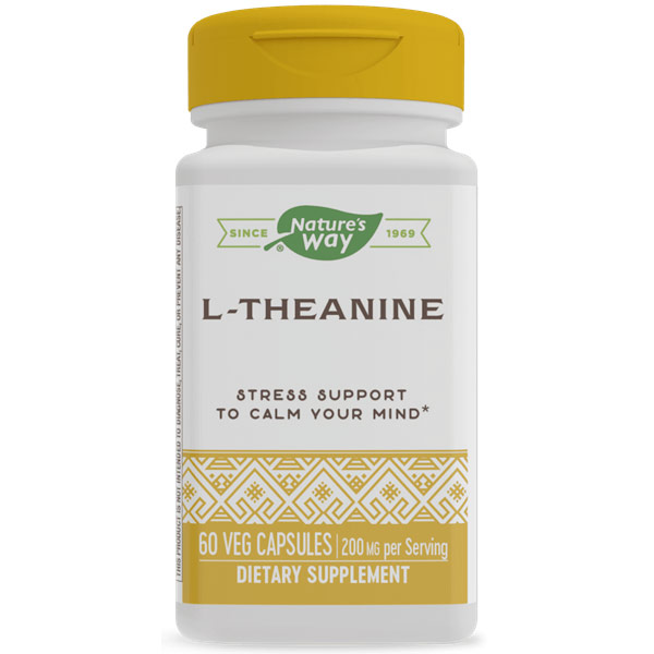 Enzymatic Therapy L-Theanine, 60 Veg Capsules, Enzymatic Therapy