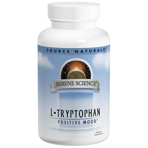 Source Naturals L-Tryptophan 500 mg, 90 Capsules, Source Naturals