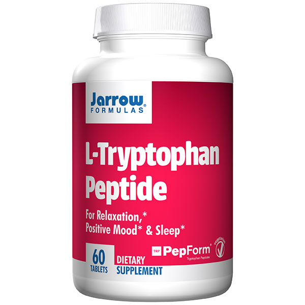 Jarrow Formulas L-Tryptophan Peptide, 60 Tablets, Jarrow Formulas