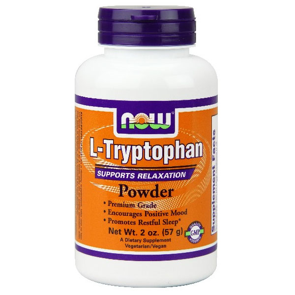 NOW Foods L-Tryptophan Powder, 2 oz, NOW Foods