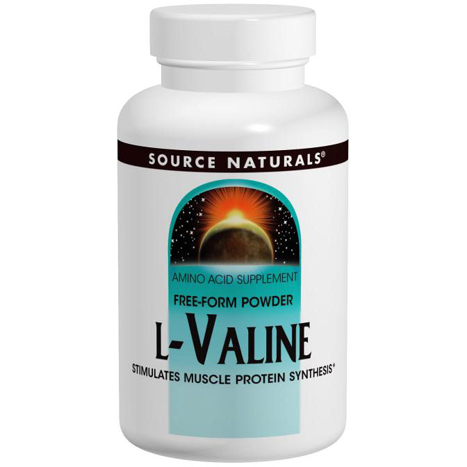 Source Naturals L-Valine Powder 100gm 3.53 oz from Source Naturals
