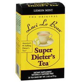Laci Le Beau Laci Le Beau Super Dieter's Tea Lemon Mint, 15 Tea Bags, Natrol