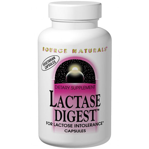 Source Naturals Lactase Digest, 90 Vegetarian Capsules, Source Naturals