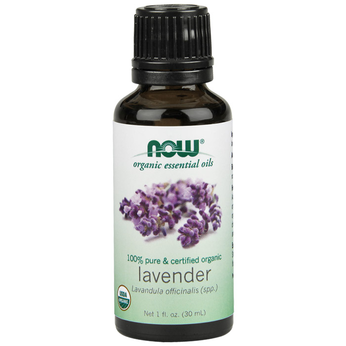 NOW Foods Lavender Oil, Organic Essential Oil 1 oz, NOW Foods