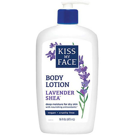 Kiss My Face Lavender & Shea Butter Moisturizer 16 oz, from Kiss My Face