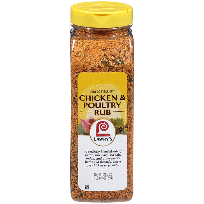 Lawry's Lawry's Perfect Blend Seasoning & Rub For Chicken & Poultry, 24.5 oz
