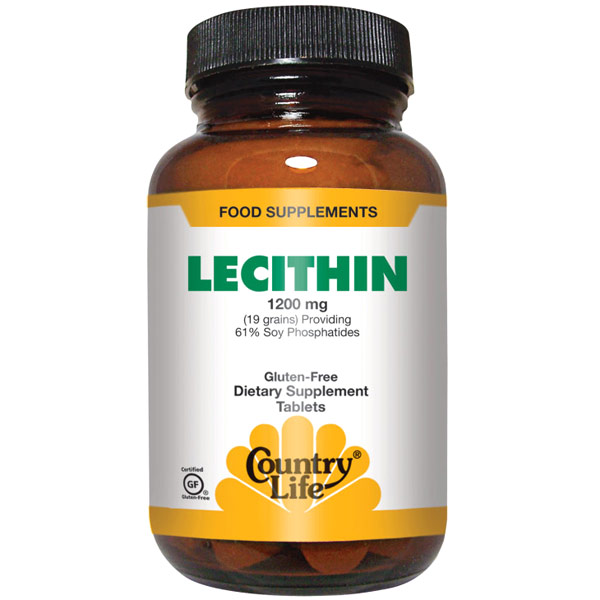 Country Life Lecithin 1200 mg, 300 Softgels, Country Life