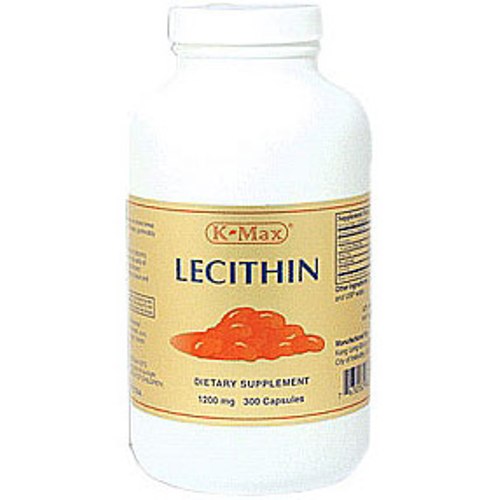 K-Max Lecithin 1200 mg, 300 Softgels, K-Max