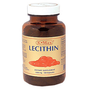 K-Max Lecithin 1200 mg, 100 Softgels, K-Max