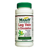 Mason Natural Leg Vein & Circulation, 30 Tablets, Mason Natural
