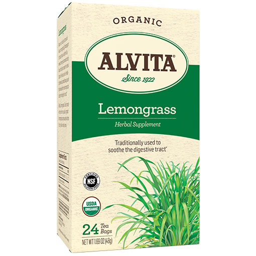 Alvita Tea Lemongrass Tea (Lemon Grass), Organic, 24 Tea Bags, Alvita Tea